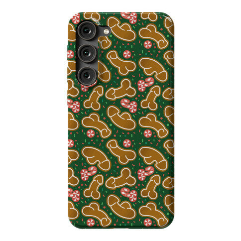 Gingerbread and Candy Cane Penises  Phone Case